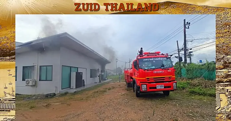 Grote brand op cannabisplantage in Zuid-Thailand 