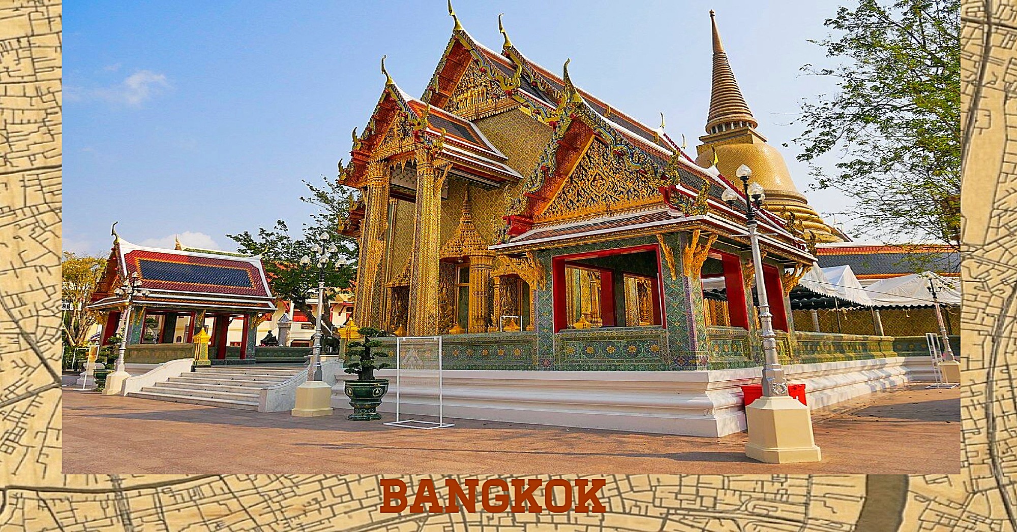 De Wat Ratchabophit in de Thaise hoofdstad Bangkok heeft de knoop doorgehakt en verbiedt trouwfoto’s