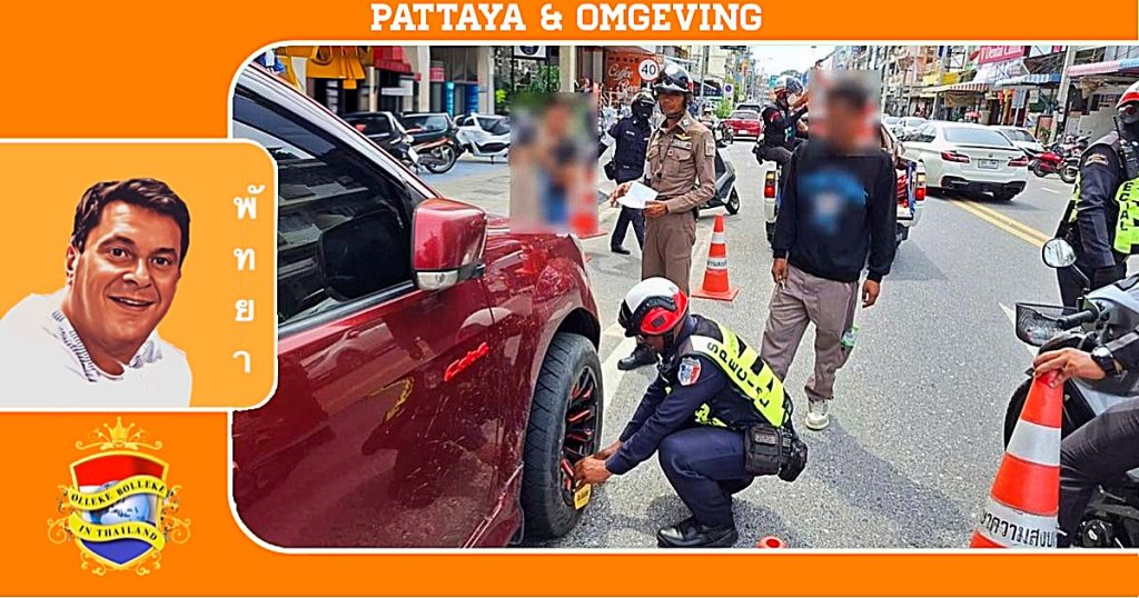 Politie van Pattaya begint met wielklemmen om parkeerovertreders aan te pakken 