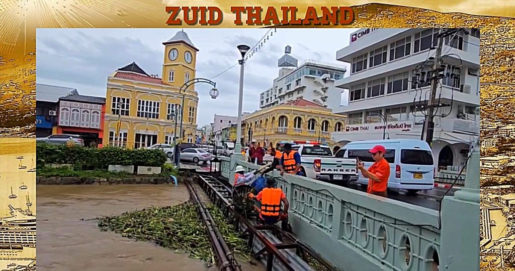 🎥 | Het in Zuid-Thailand gelegen Phuket in staat van alarm en zet alles in werking om grote overstromingen te voorkomen