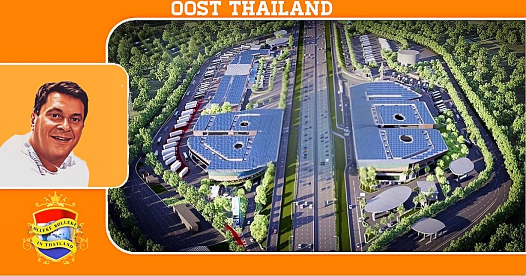 PTTOR en CPE een rustplaats langs de snelweg  in Sri Racha bouwen