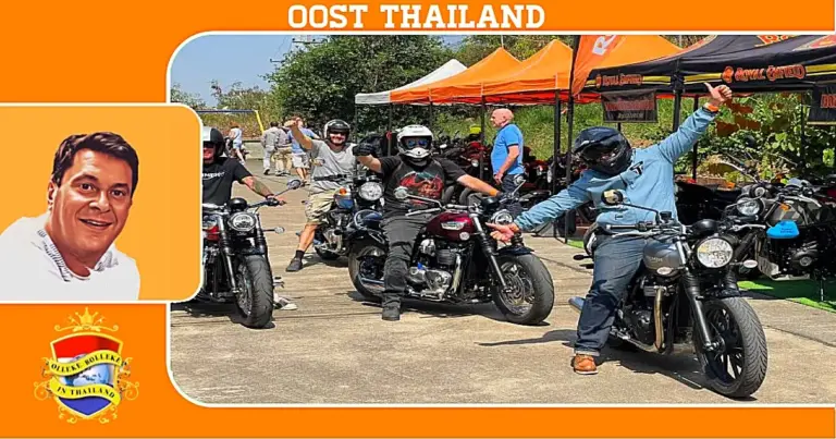 Reislustige motorfiets fanaten ontmoeten elkaar in “The Bikers Café” in Sattahip