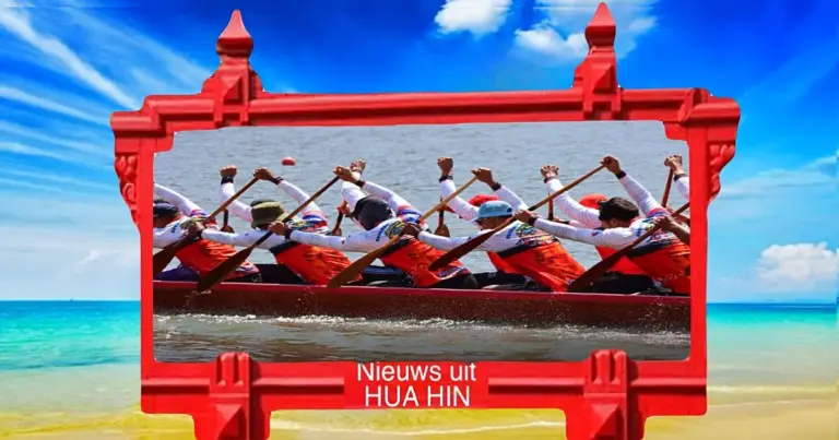 Naar verwachting wordt in november in Hua Hin de longboatrace gehouden