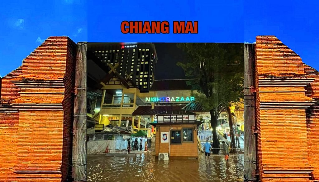 De stad Chiang Mai in Noord-Thailand staat deze dagen héél wat te wachten, met waterstanden die het niveau van 2011 overtreffen