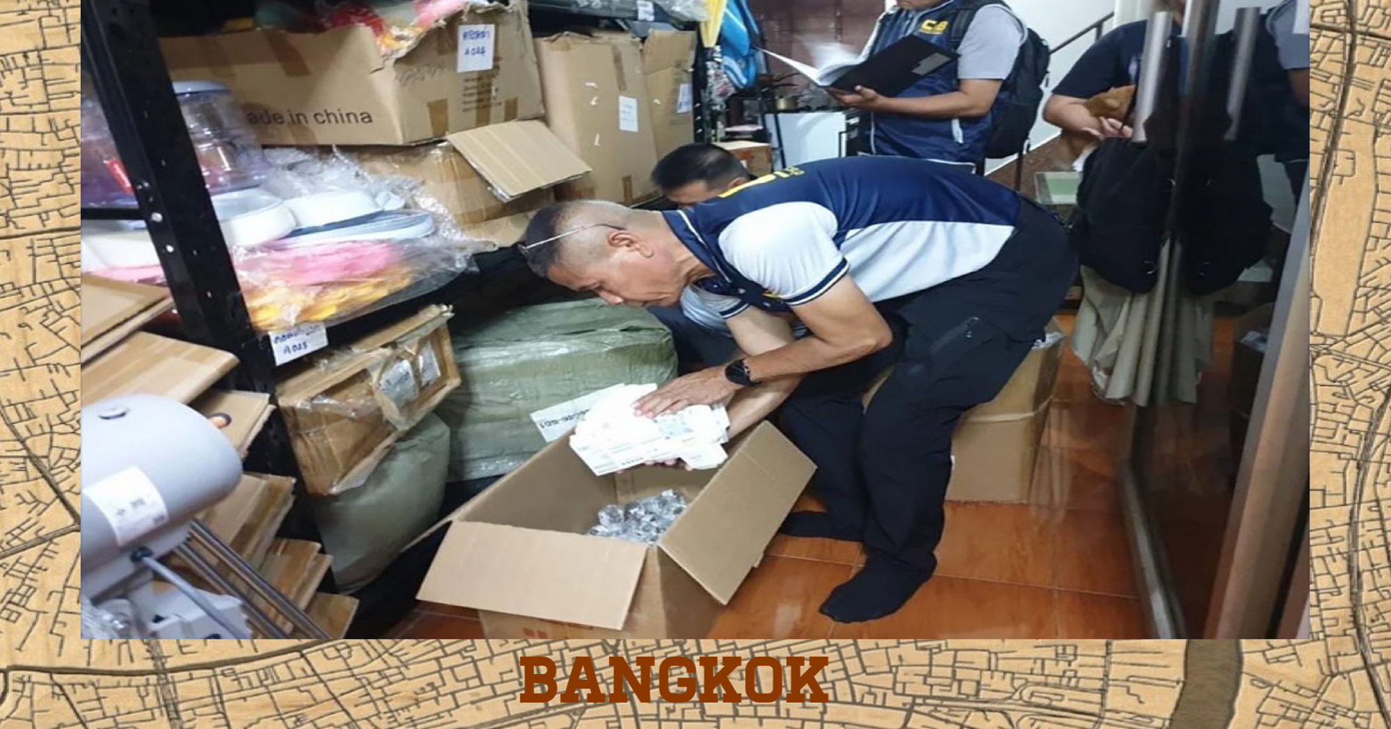 Drie pakhuizen in Bangkok doorzocht vanwege illegale verkoop van uit China geïmporteerde muggenwerende middelen