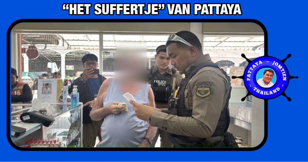 82-jarige Australische expat betrapt op diefstal van vitaminen uit een apotheek in Pattaya