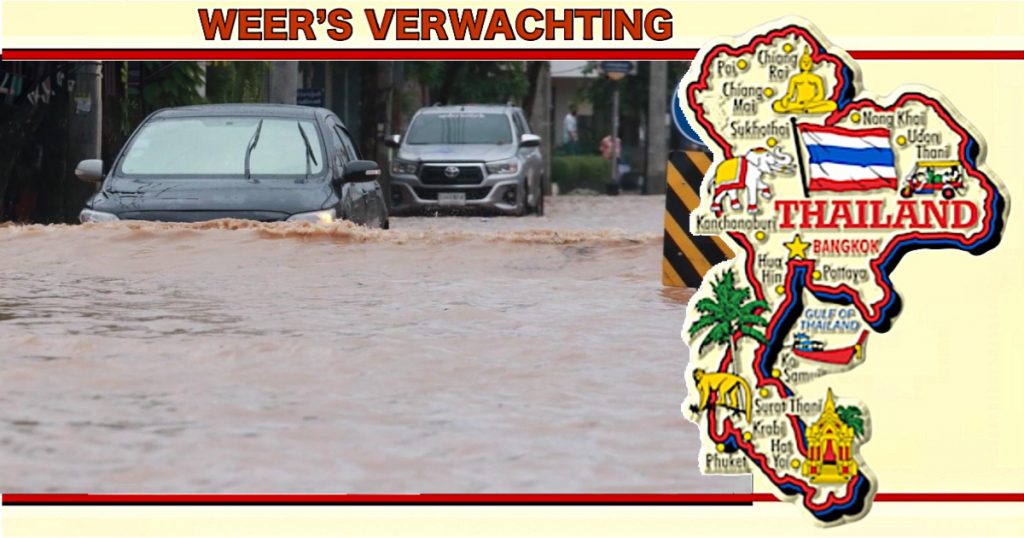 Aanhoudende overstromingen treffen 35 provincies in Thailand
