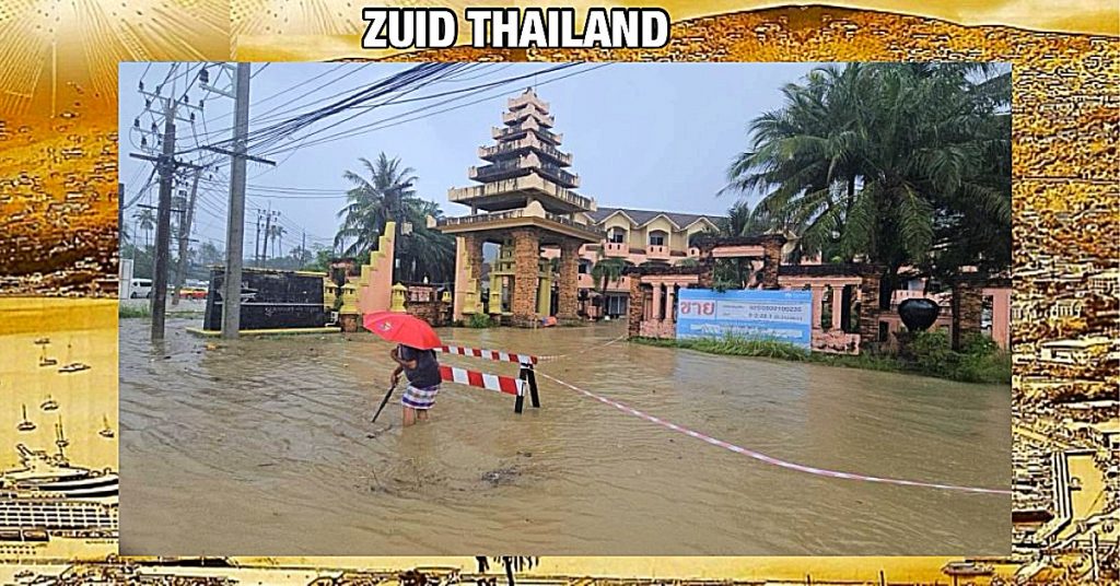 Stormvloed schokt vakantiegangers: Het in het zuiden van Thailand gelegen  Phuket vecht tegen de krachten van de natuur