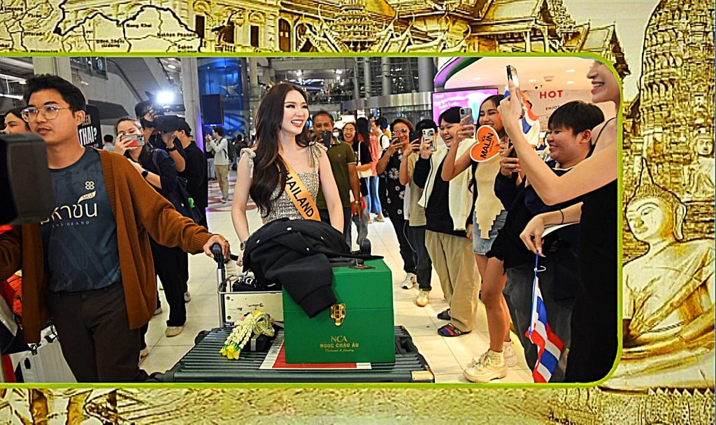 Emotioneel welkom voor Miss Grand Thailand 2024 na controversiële gebeurtenis in Cambodja