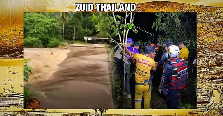 Tragedie in het Luang-gebergte: plotselinge overstroming veegt toeristen weg en eisen levens in Zuid-Thailand 
