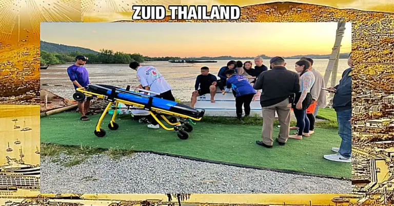Longtail kapseist bij Koh Rang Yai in Zuid-Thailand, alle passagiers konden worden gered