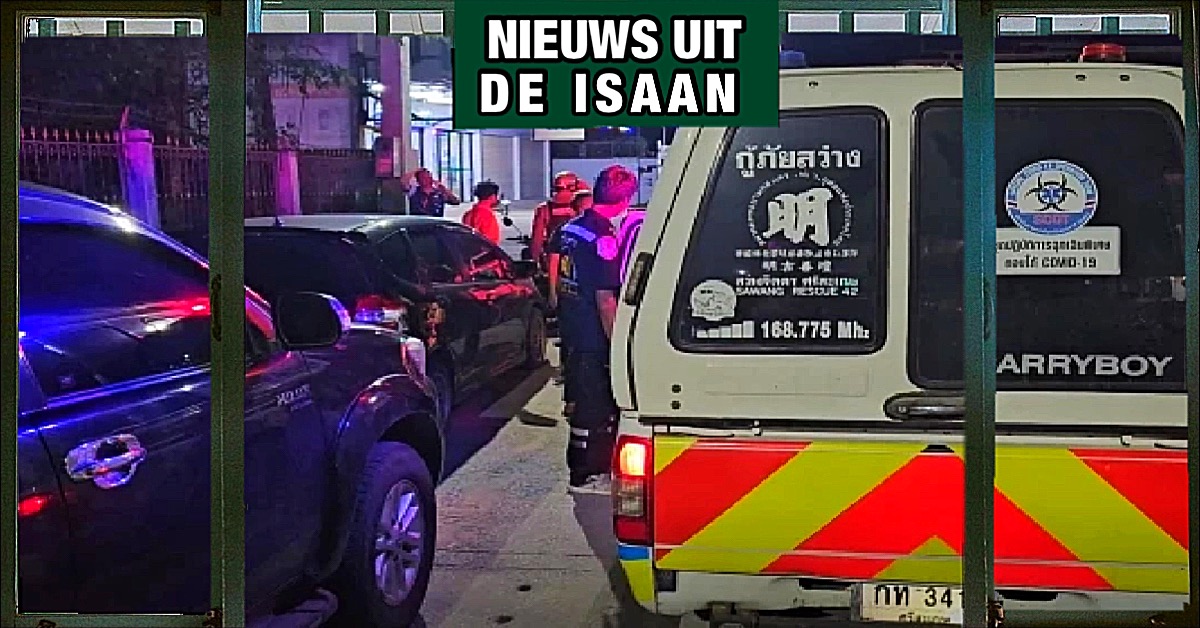 Vermiste ziekenhuis-patiënte bleek dood op de achterbank van een verpleegster in Noordoost-Thailand te liggen