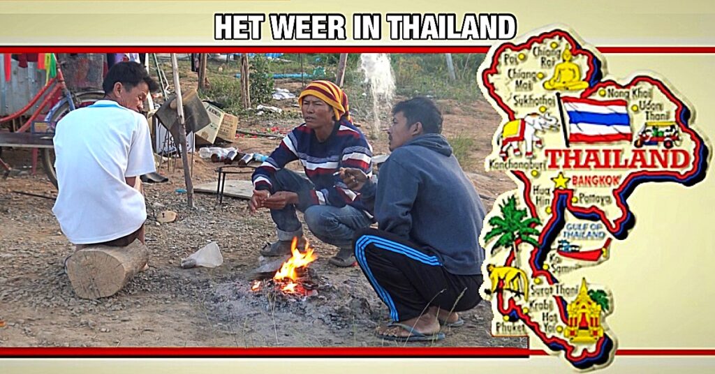 De winter in Thailand begint officieel op dinsdag, aankomst van het koele seizoen twee weken later dan het historisch gemiddelde