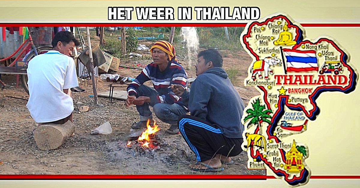 De winter in Thailand begint officieel op dinsdag, aankomst van het koele seizoen twee weken later dan het historisch gemiddelde