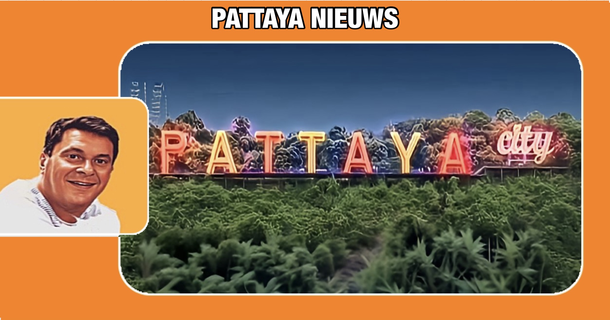 Pattaya krijgt voor aanvang van het Internationale vuurwerkfestival een nieuw Pattaya City-billboard om de boel op te fleuren