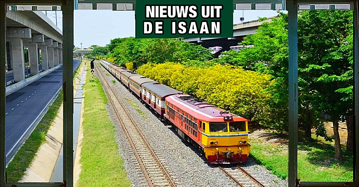 De tweede bouwfase van de spoorlijn Khon Kaen naar Nong Khai begint dit jaar