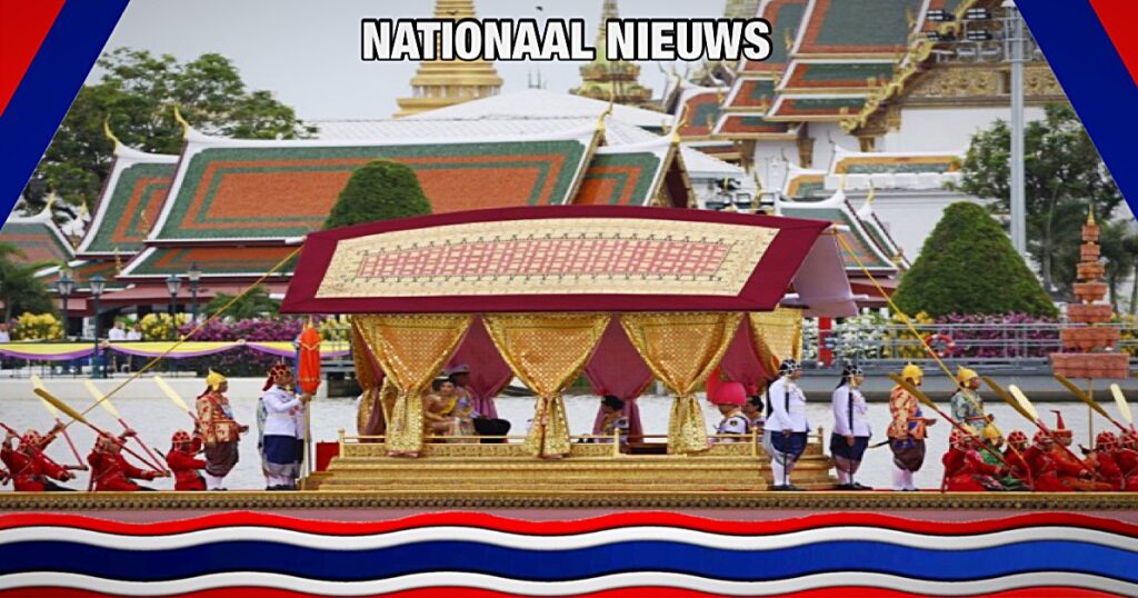 De Koninklijke schepenparade voor de Koning van Thailand, was gisteren het decor van ‘Pracht en Praal’‼️