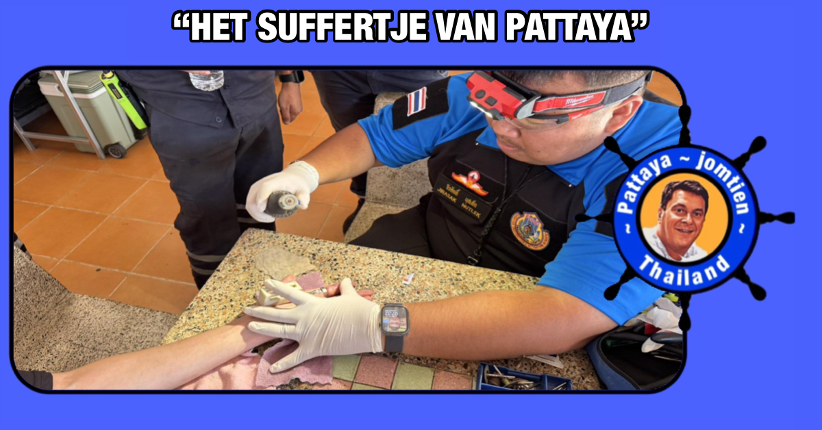 Chinese toerist in Pattaya verlost van zijn ring nadat zijn vinger zo dik als een “varkenspootje” werd❗️