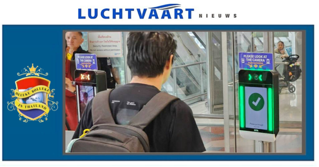 Gezichtsherkenning op luchthavens in Thailand,  het nieuwe reizen zonder instapkaart gaat van start❗️
