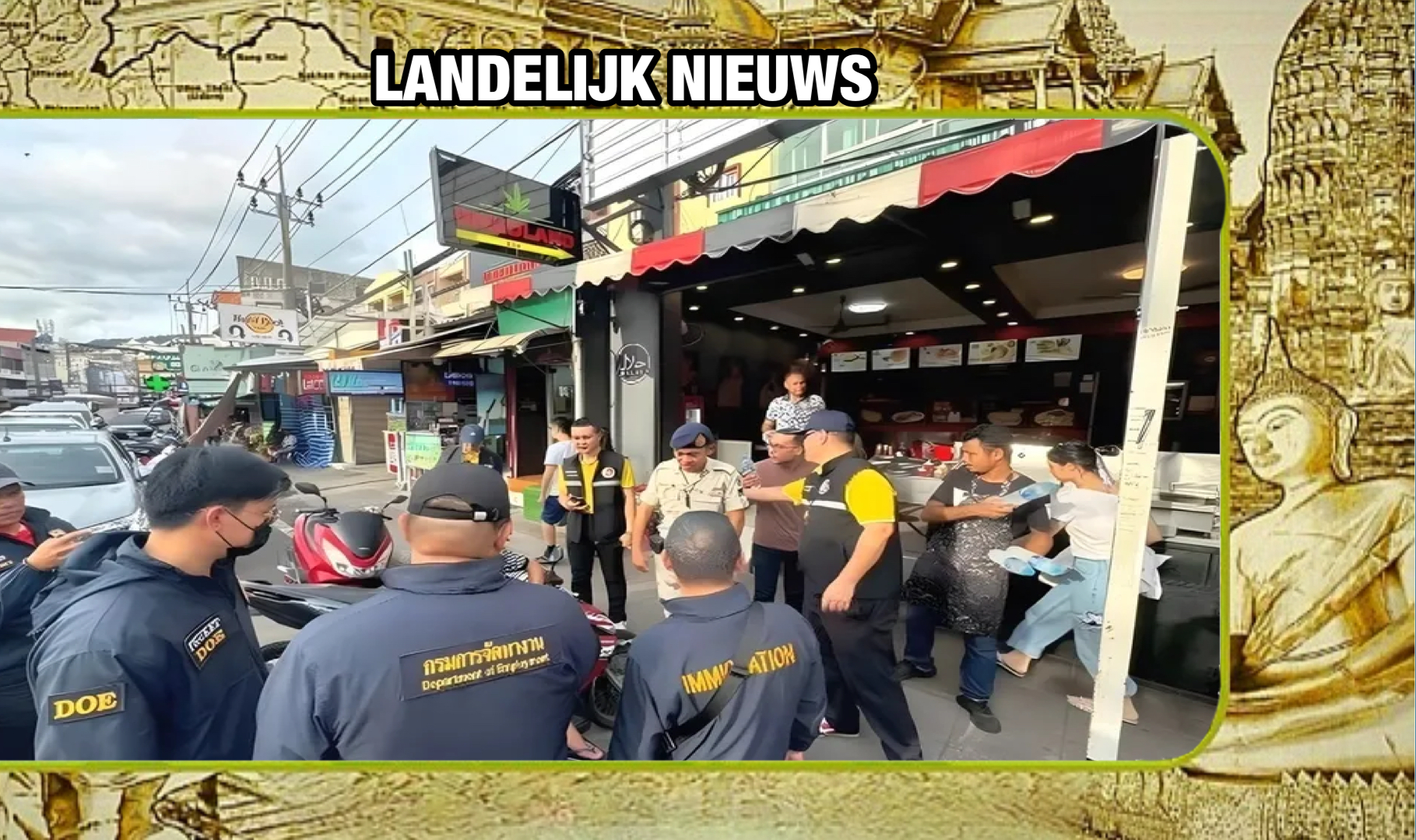 Thailand klingelt weer met de noodklok: massale invallen tegen illegale buitenlanders op het werk