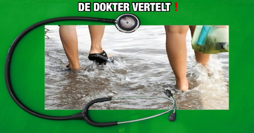 Bacteriële infecties in Thailand, loop niet onnodig door plassen, voor u het weet, bent u de Sjaak❗️