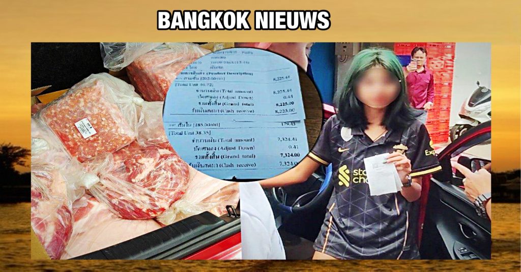 Thaise vrouw weet in Bangkok een slagerij  maar liefst 208 keer te bedonderen bij het leveren van varkensvlees