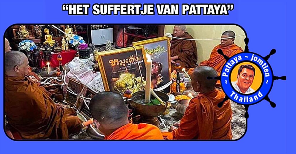 Gewiekste monniken in Oost-Thailand weten een slaatje uit de bekendheid van het baby nijlpaard “Moo Deng” te slaan 