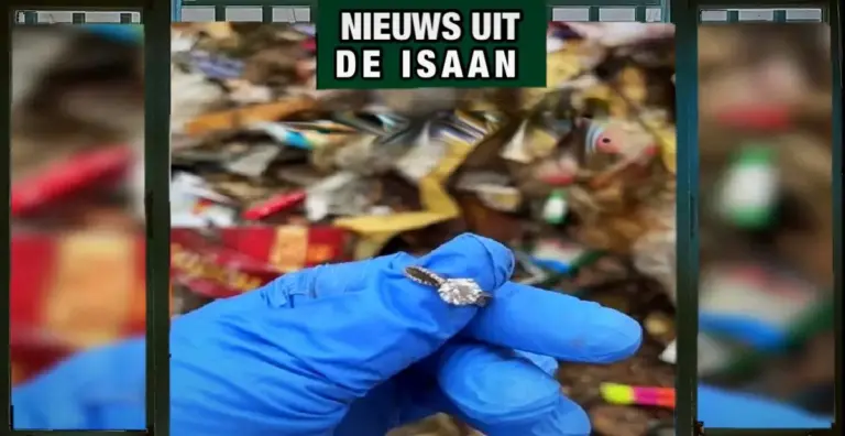 Diamanten ring teruggevonden na 30 uur zoeken op stortplaats in Noordoost-Thailand teruggevonden❗️
