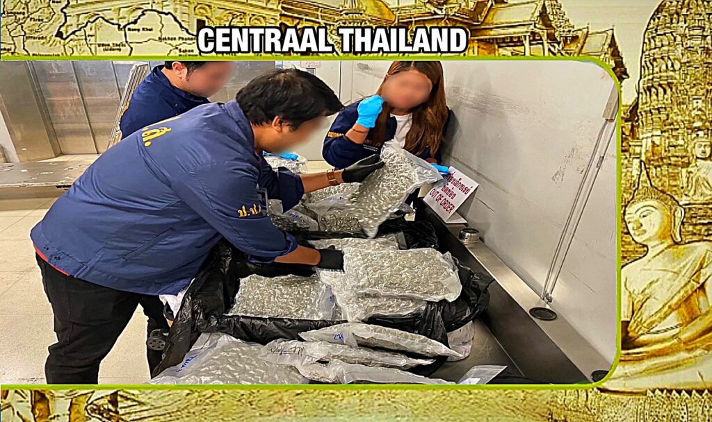 Het ONCB van Thailand verijdelde een internationale cannabis smokkelpoging