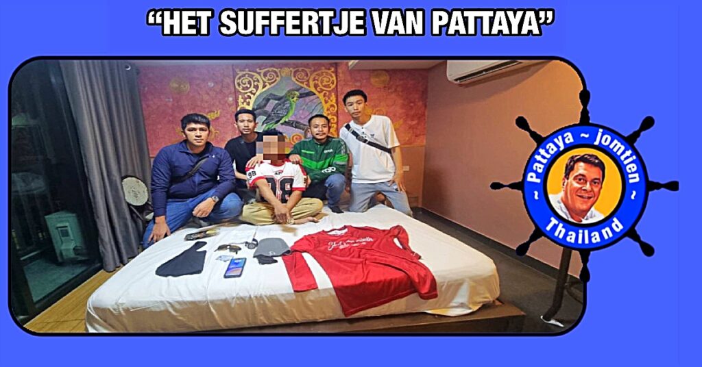 🎥|Politie Pattaya licht een notoire motordief van zijn hotelbed
