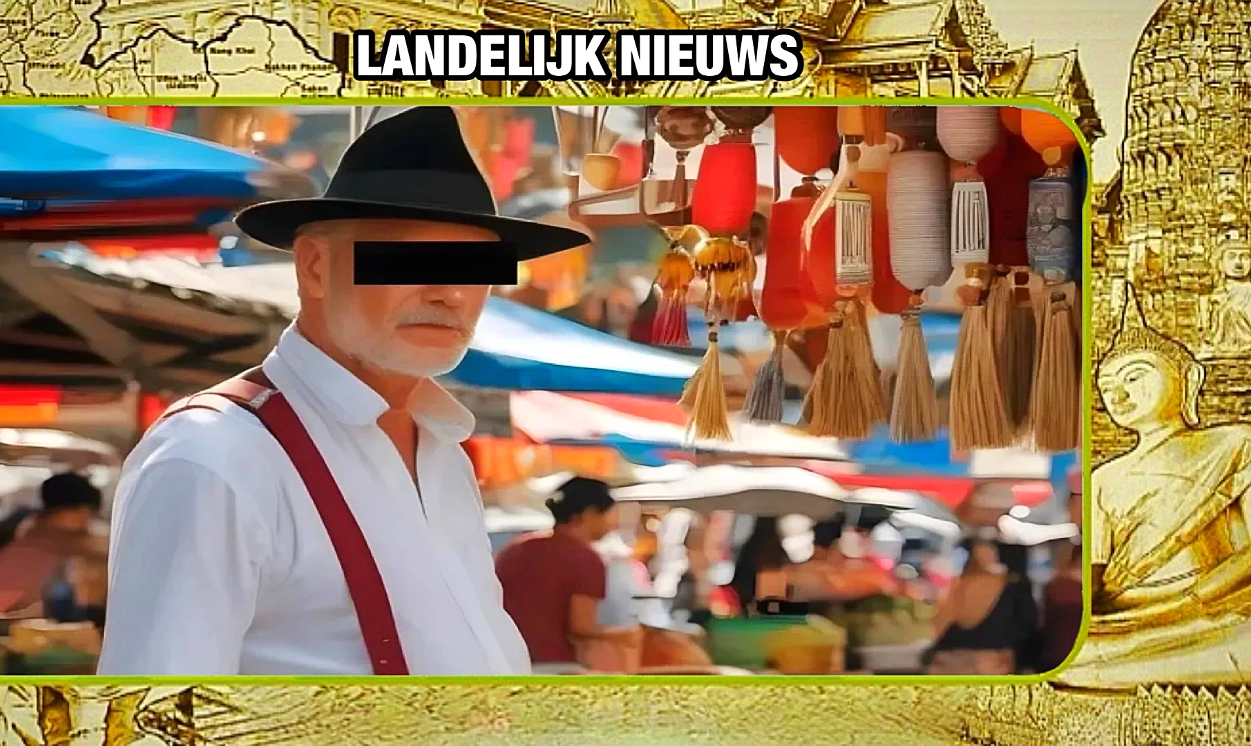 87-jarige Europeaan bivakkeert 45 jaar zonder visum in Thailand