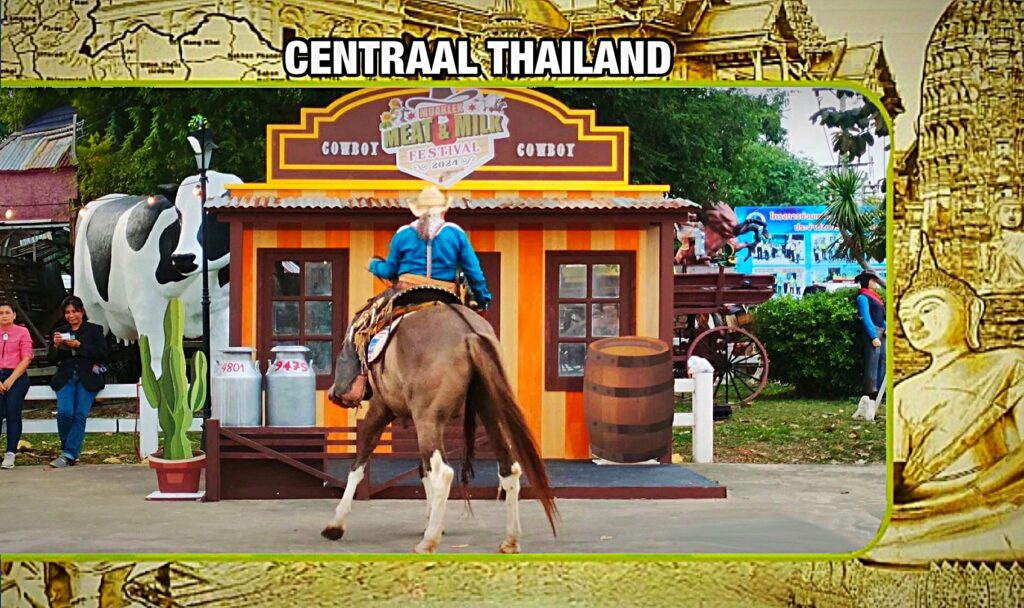 Jippie a jééé, Jippie a jóóó, zet de Stetson maar op, de provincie Saraburi in Centraal-Thailand maakt zich klaar om een ​​heus cowboy-festival te organiseren