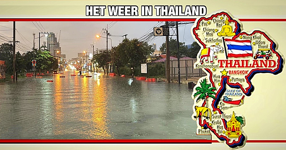 Thailand kampt met ongewone regenval tijdens het droge seizoen