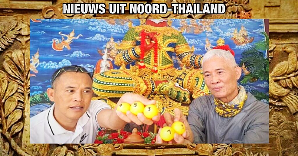 🎥 | Gelovigen komen naar het in Noord-Thailand gelegen Phayao, op jacht naar geluksnummers bij de balletjes loterij 