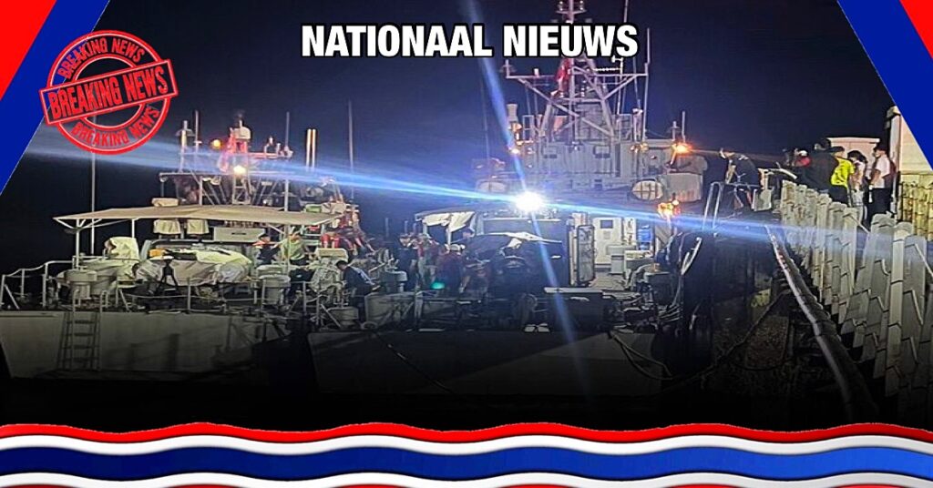 BREAKING | Birmese marine beschiet Thais vistrawler in Zuid-Thailand, waarbij één visser is omgekomen en twee anderen gewond raakten.