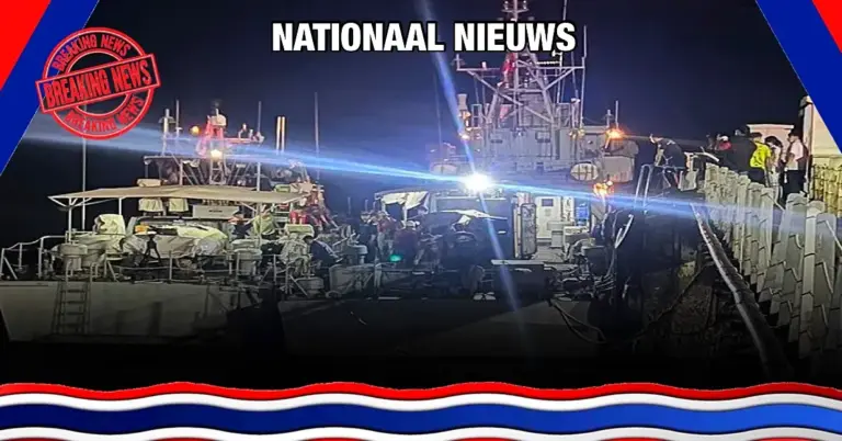 BREAKING | Birmese marine beschiet Thais vistrawler in Zuid-Thailand, waarbij één visser is omgekomen en twee anderen gewond raakten.