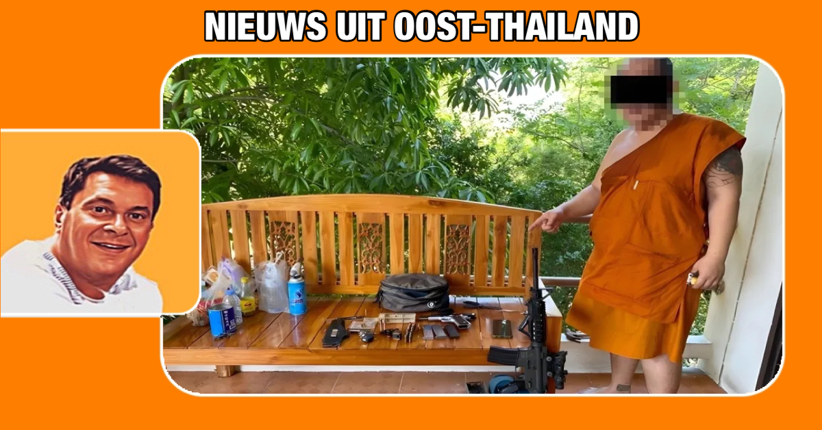 Monnik wegens illegale wapenhandel in Oost-Thailand gearresteerd
