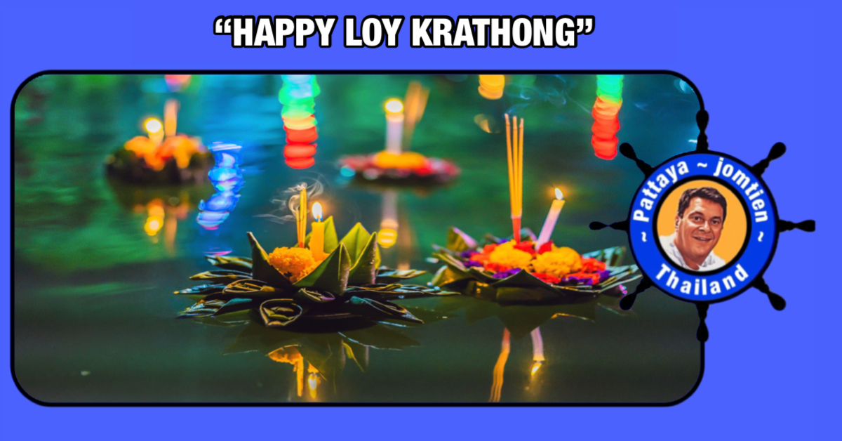 Olleke Bolleke in Thailand wenst al zijn lezers een fijn en gezellig Loy Krathong