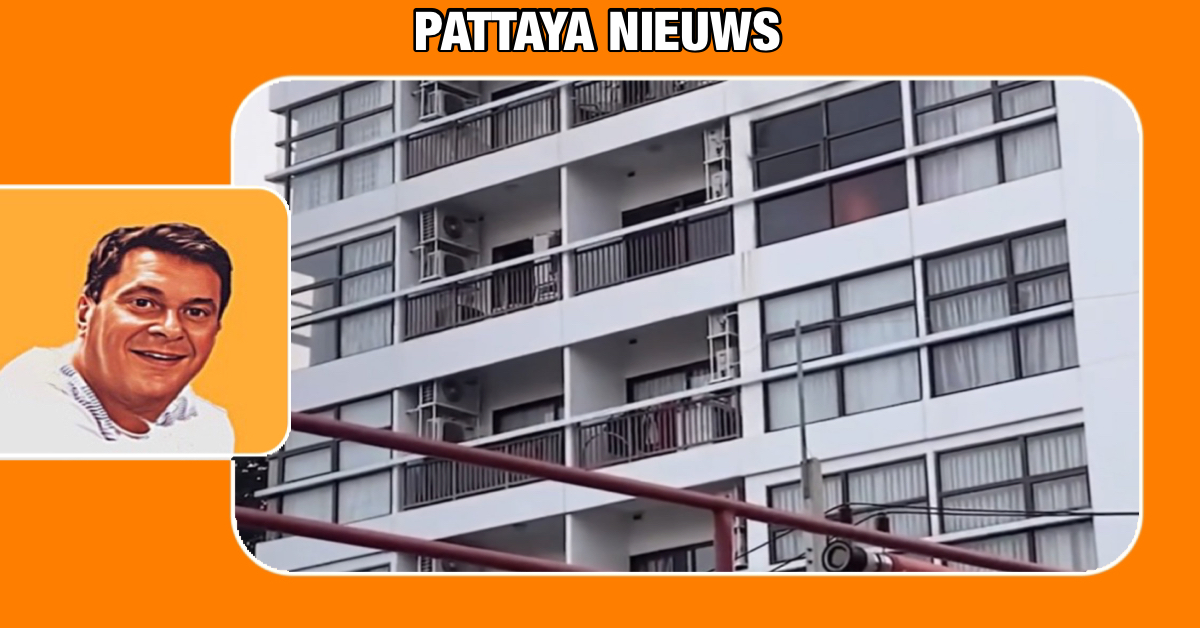 Brand in appartementencomplex in Pattaya leidt tot paniek onder toeristen