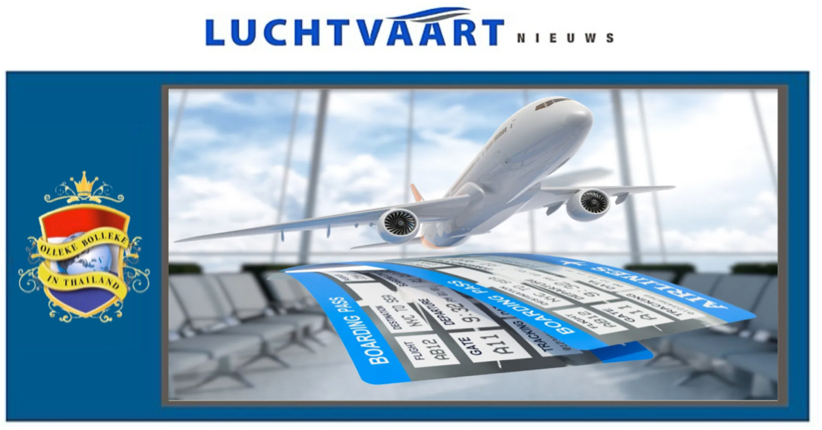 De vluchtcapaciteit zal tijdens het Nieuwjaar in Thailand met 73.000 stoelen toenemen