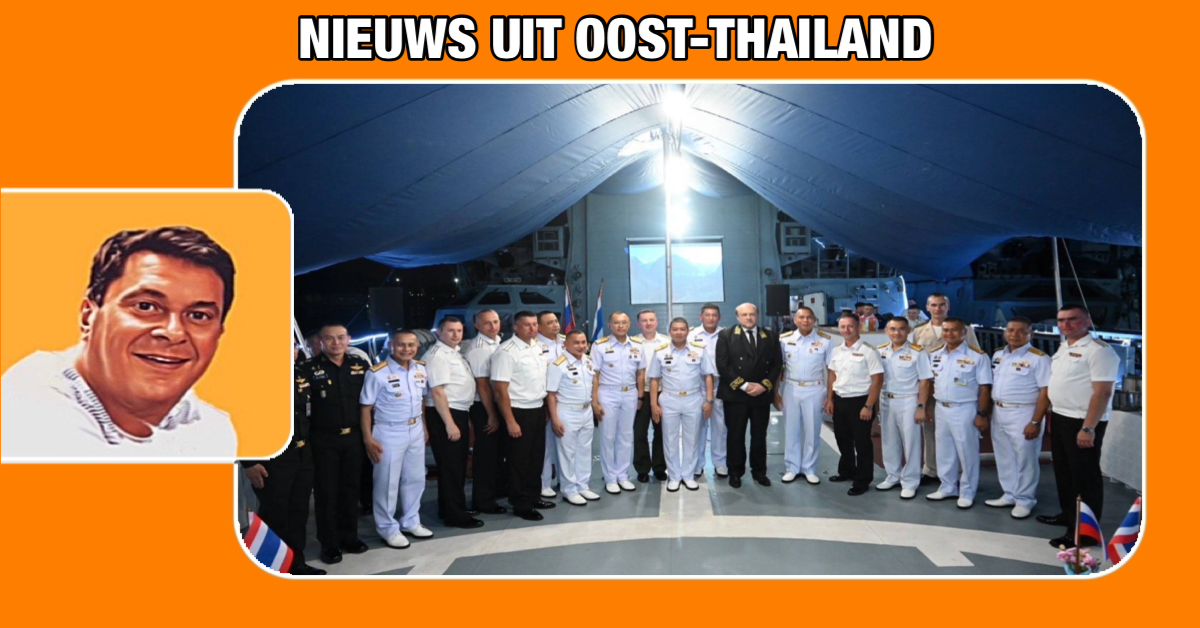 Russische marineschepen liggen in Oost-Thailand aangemeerd voor diplomatieke missie in de Indo-Pacifische regio