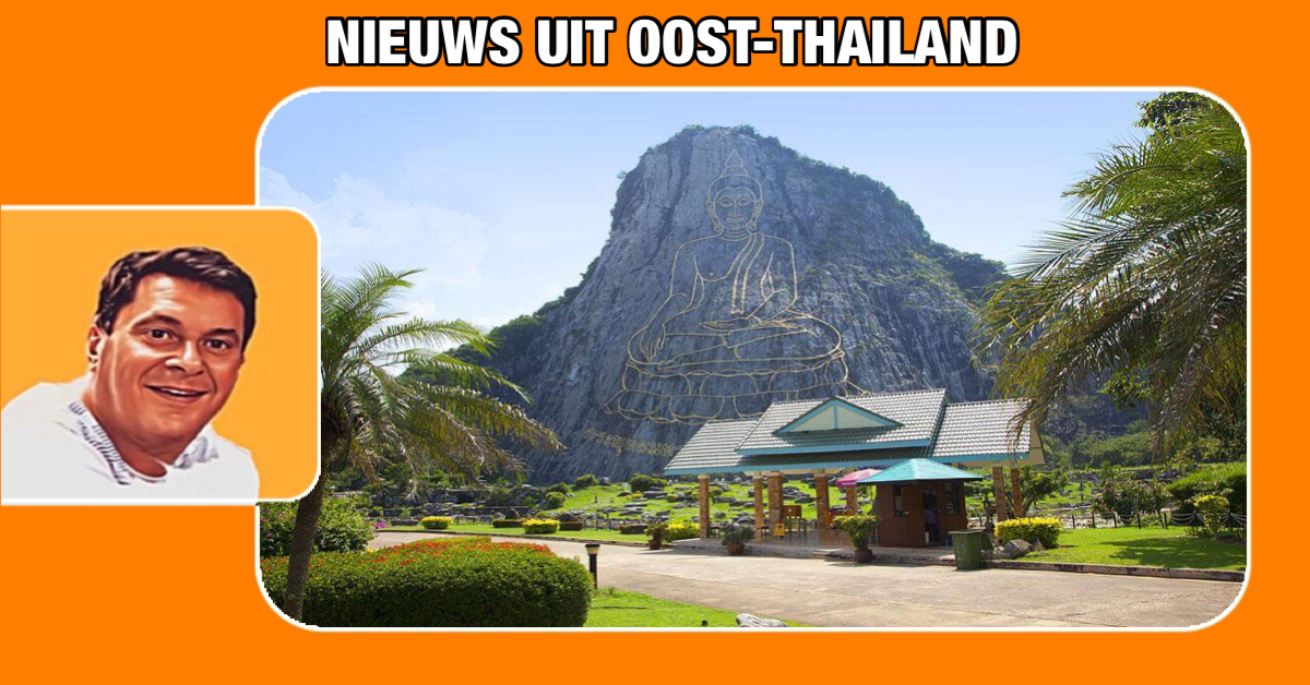 Een tip van Olleke Bolleke: maak een dagtrip naar Khao Chi Chan, het grootste uitgehouwen Boeddhabeeld ter wereld, op slechts een halfuur rijden van Pattaya.