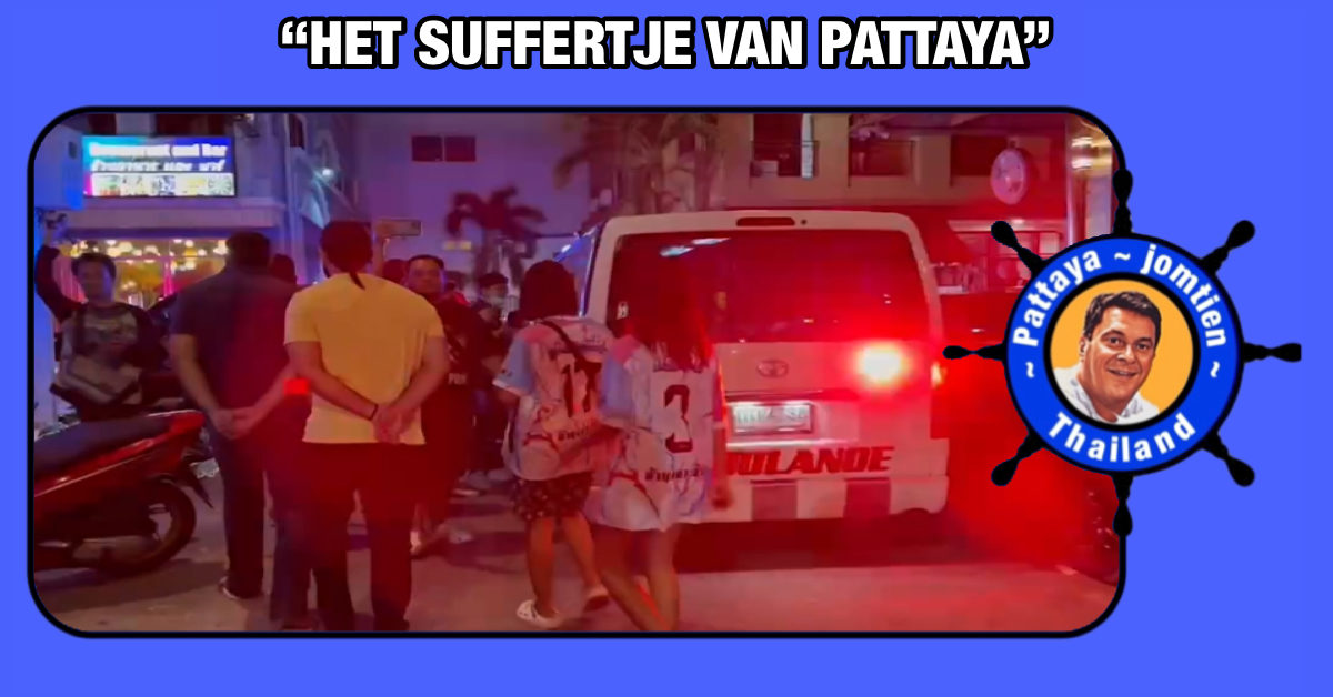 Vader en stiefzoon gingen afgelopen nacht elkaar in Pattaya met een mes te lijf, beiden raakte gewond 