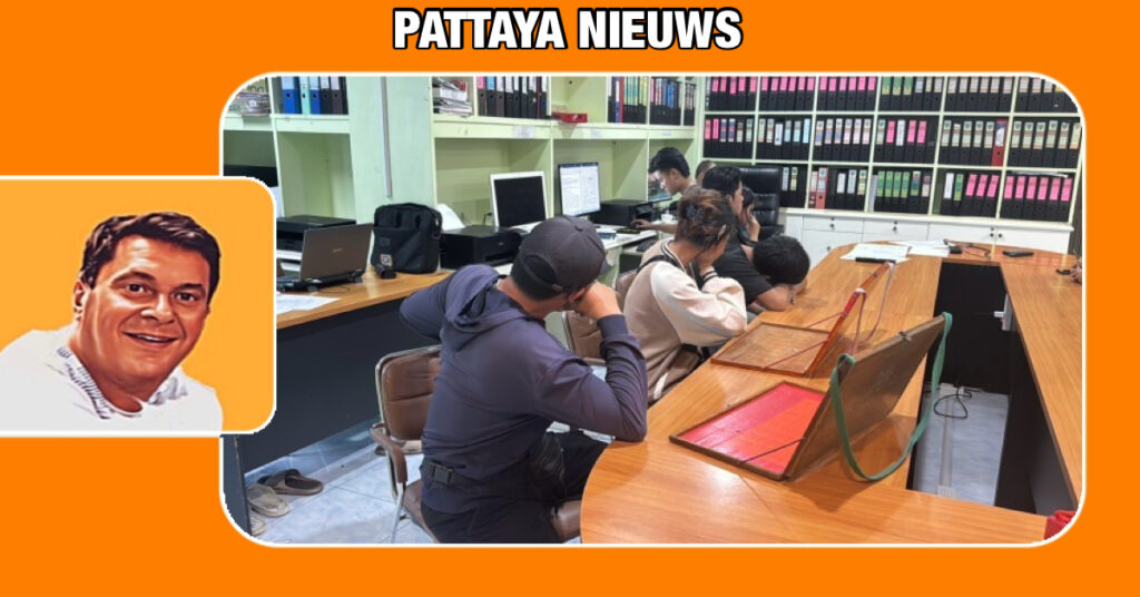 Politie Pattaya voerde gisteravond razzia’s uit tegen illegale handelaren op het strand