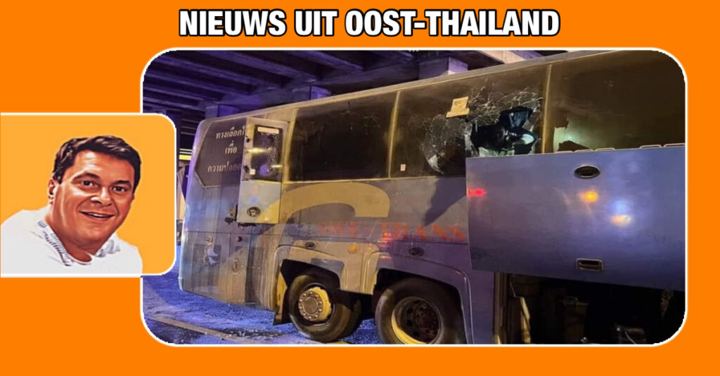 Tourbus vliegt in Oost-Thailand in brand, geen gewonden gemeld
