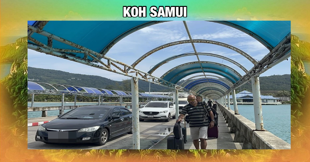 De veerbootpier van Koh Samui in het zonnige Zuid-Thailand krijgt een zonnige make-over! 