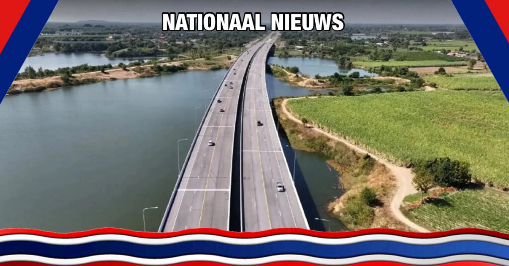 De snelweg van Bang Yai naar Kanchanaburi is tijdens het nieuwjaar een week lang gratis te gebruiken