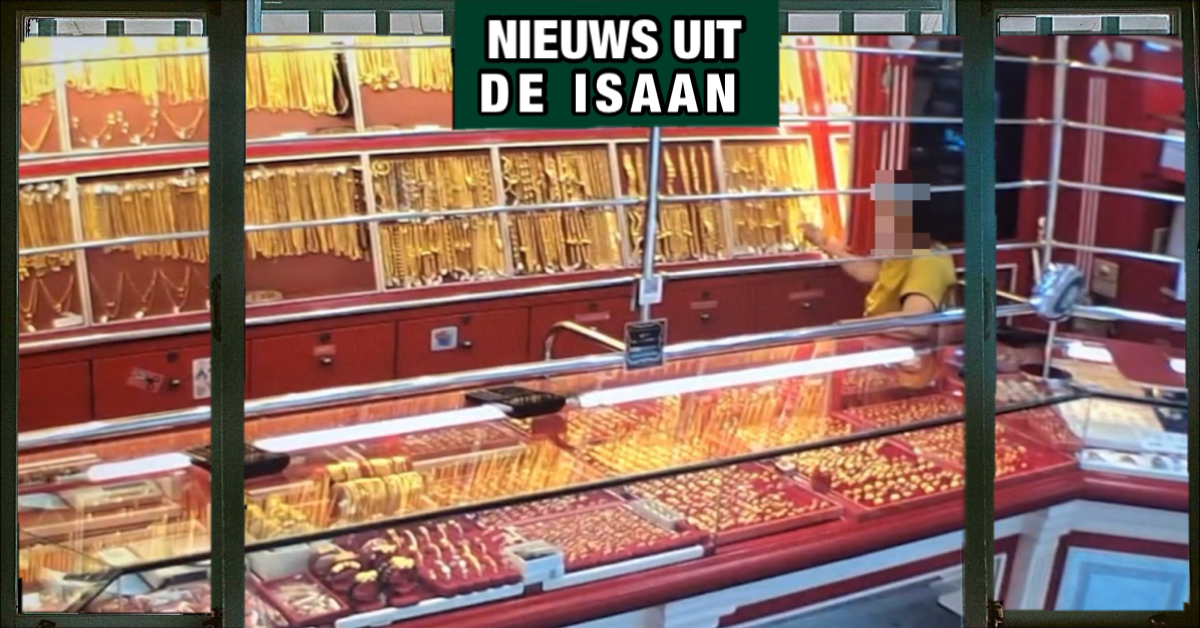 🎥 | Huishoudster veroordeeld tot 235 jaar gevangenisstraf wegens spectaculaire gouddiefstal in Noordoost-Thailand