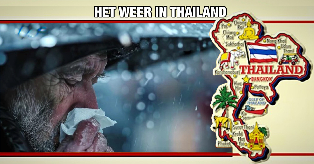 Koele wind en lagere temperaturen in Pattaya verwacht 