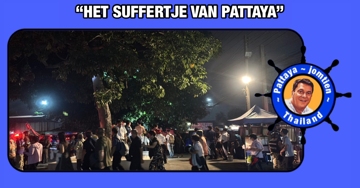 Chinese vrouw jaagt haar man in Pattaya een banyan boom in❗️